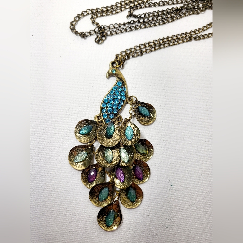 PEACOCK necklace